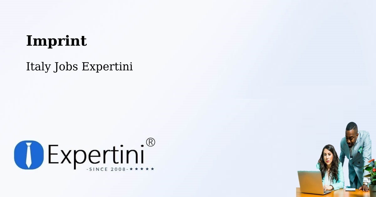 Imprint – Chions - Italy Jobs Expertini