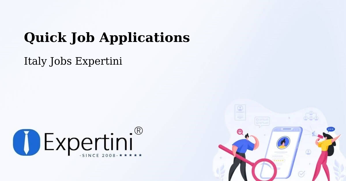 Quick Apply Feature – Chions - Italy Jobs Expertini