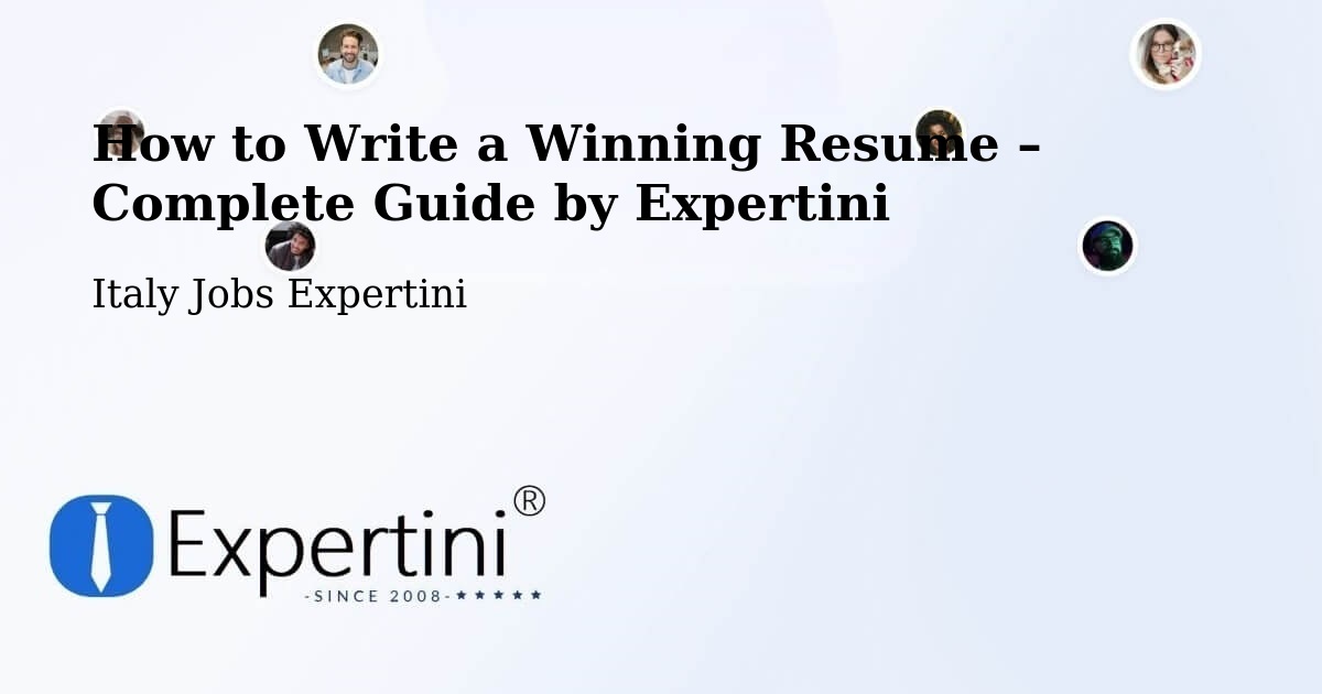 Resume Writing Guide for Job Seekers – Chions - Chions, Italy Jobs Expertini
